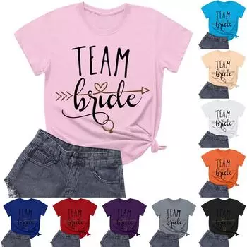 Женская повседневная свободная футболка с принтом, пуловер с круглым вырезом и коротким рукавом