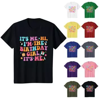 Женская повседневная свободная футболка с принтом, пуловер с круглым вырезом и коротким рукавом L чёрный