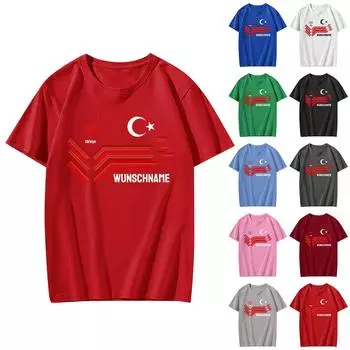 Женская повседневная свободная футболка с принтом, пуловер с круглым вырезом, топ с короткими рукавами XXXL чёрный