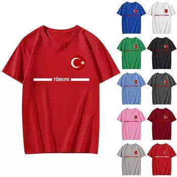 Женская повседневная свободная футболка с принтом, пуловер с круглым вырезом, топ с короткими рукавами XXL чёрный