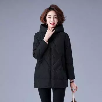 Женская повседневная теплая куртка больших размеров, свободная теплая куртка для осени и зимы, теплая тонкая хлопковая одежда, утолщенная куртка 4XL