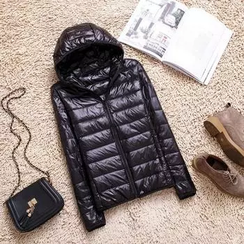Женская повседневная теплая куртка больших размеров, теплая куртка на осень и зиму, узкая теплая куртка с воротником-стойкой, подкладка из хлопка 7XL чёрный