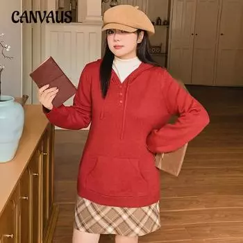 Женская повседневная толстовка с капюшоном больших размеров с длинным рукавом, куртка, трикотаж на осень и зиму XL чёрный