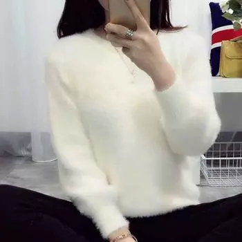 Женская повседневная трикотажная рубашка с длинным рукавом One size серый