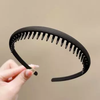 Женская премиальная нескользящая повязка на голову для мытья лица со шпилькой и зубцами.