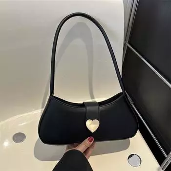 Женская простая дорожная сумка с текстурой, однотонная, подмышечная, летняя, иностранного стиля, популярная в этом году сумка через плечо, сумка для отдыха Tide белый