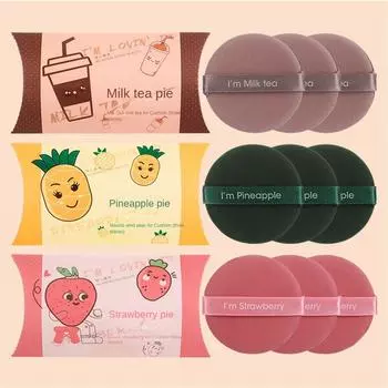 Женская пуховка для макияжа, косметическая воздушная подушечка-спонж, инструмент для макияжа, двухсторонний аппликатор для пудры BB-крема