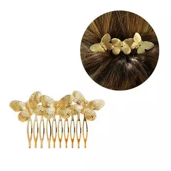 Женская расческа для укладки волос, заколки для волос, заколка для волос, коготь, элегантные простые заколки для волос с цветами 8.5cm