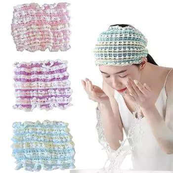 Женская расширенная эластичная повязка на голову для йоги для бега, спортивная поглотитель пота One Size