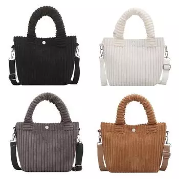 Женская ретро-сумка-мессенджер с регулируемым ремешком, стеганая однотонная сумка на осень-зиму