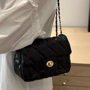 Женская ретро-сумка-ветер с ароматом, высококачественная бриллиантовая цепочка, маленькая квадратная сумка, модная сумка-мессенджер бордовый