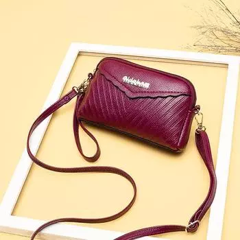 Женская ретро-сумочка: Стильная, универсальная сумка-мессенджер для работы и отдыха чёрный