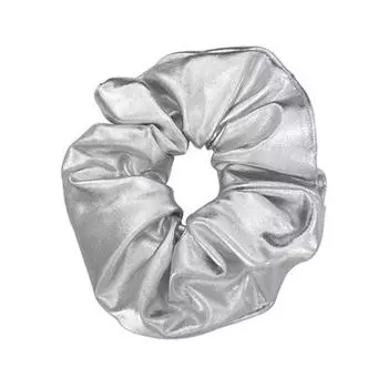 Женская резинка для волос Легкие DIY прически Хвосты Косы Резинка для волос Без зажимов и повреждений Круг для волос Аксессуар для волос серебряный