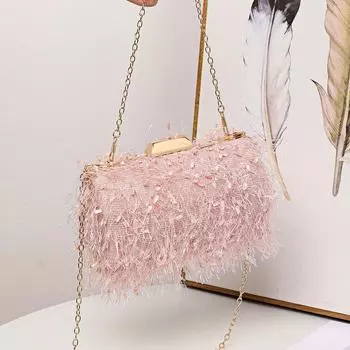 Женская роскошная дизайнерская вечерняя сумочка с кисточками, клатч через плечо, свадебная вечеринка, квадратные сумки, сумка на цепочке