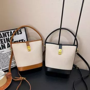 Женская роскошная сумка через плечо со съемным ремешком, универсальная сумка-тоут из искусственной кожи, сумка-ведро через плечо, женская сумка для свиданий