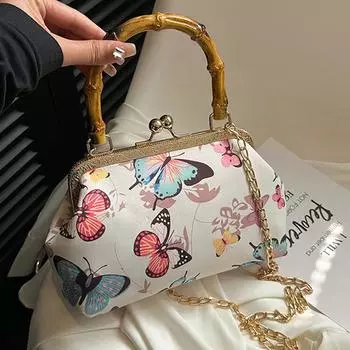 Женская роскошная сумка-клатч, женская сумка-мессенджер на цепочке в стиле ретро, женская сумка-мессенджер для вечеринок