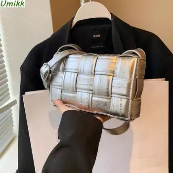 Женская роскошная сумка на плечо из искусственной кожи, модная сумка через плечо, винтажная сумка через плечо с регулируемым ремешком, женская уличная сумка