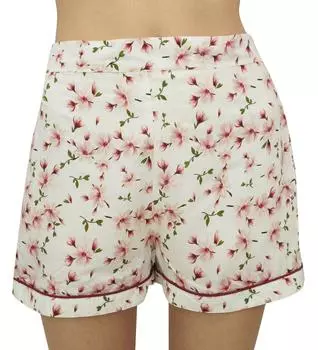 Женская рубашка Bimba Off White на пуговицах с эластичной резинкой на талии, короткая 10 покинуть белый