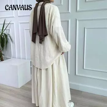 Женская рубашка больших размеров, новая осенняя, с длинными рукавами, юбка, модный повседневный костюм S чёрный