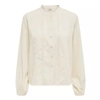 Женская рубашка Gitte с длинными рукавами и воротником стандартного кроя JDY S чёрный