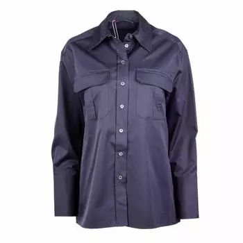 Женская рубашка из хлопка с нагрудным карманом COMPTOIR DES COTONNIERS