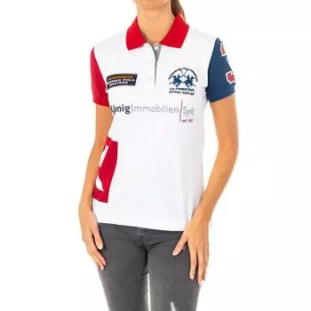 Женская рубашка-поло с короткими рукавами и воротником с лацканами 2WP200