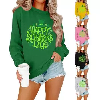 Женская рубашка повседневная с длинным рукавом праздничная ул.. Футболка с изображением шеи Патрика XXL розовый