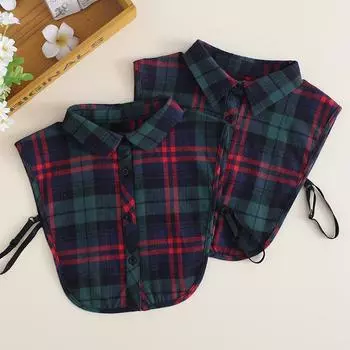 Женская рубашка с искусственным воротником, универсальная рубашка из хлопка с полированным воротником, декоративный воротник B303 B313