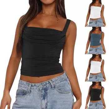 Женская рубашка с v-образным вырезом и воротником, рабочие футболки с короткими рукавами, летние нарядные повседневные туники свободного покроя, топы и блузки L чёрный