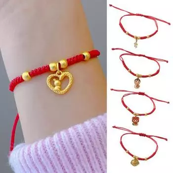 Женская ручная веревка плетеная мультяшная змея подвеска регулируемая ручная работа год E