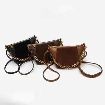 Женская седельная сумка для интернет-знаменитостей в прямом эфире весной 2024 года, новая модная ниша во французском стиле для отдыха и путешествий через плечо с небольшим квадратом