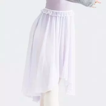 Женская сетчатая балетная юбка миди для танцевальной практики Medium розовый