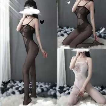 Женская сетчатая одежда, прозрачное цельное шелковое сексуальное женское белье Average Size