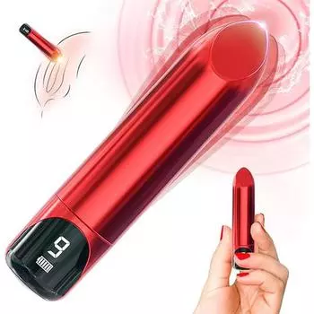 Женская секс-игрушка вибратор-пуля мини-вибратор для женщин точная стимуляция точки G клиторального соска анальный секс со светодиодным дисплеем 9 мощных вибраций