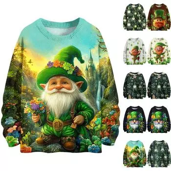 Женская сексуальная драпированная футболка с длинным рукавом и вырезом, облегающий топ с глубоким вырезом, рубашки для выхода в свет. День Патрика L чёрный