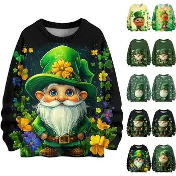 Женская сексуальная драпированная футболка с длинным рукавом и вырезом, облегающий топ с глубоким вырезом, рубашки для выхода в свет. День Патрика S