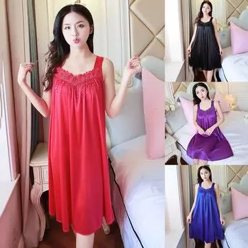 Женская сексуальная ночная рубашка, нижнее белье, пижамы, сексуальные пижамы чёрный