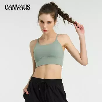 Женская сексуальная одежда для йоги с подкладкой, спортивная майка для бега, быстросохнущий бюстгальтер, ударопрочная одежда для фитнеса из полиэстера S жёлтый