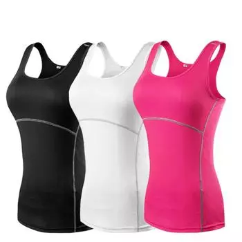 Женская сексуальная спортивная одежда для спортзала, топы для йоги, жилет, плотная одежда для фитнеса, рубашка для бега без рукавов, быстросохнущая S белый