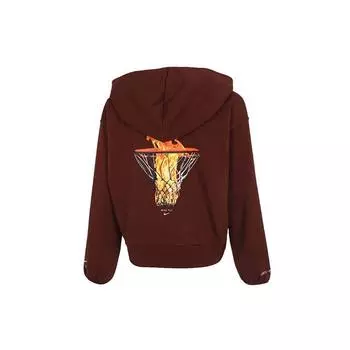 Женская сезонная худи Nike Standard Issue Seasonal Кирпично-красная DH3724-273 S