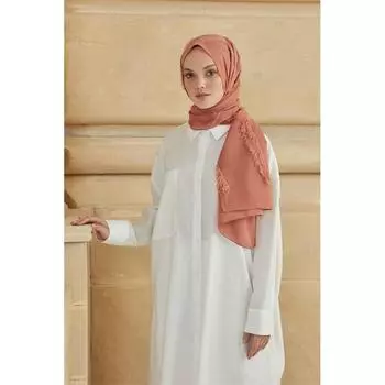 Женская шаль Fulya с кисточками и кисточками Onion Skin