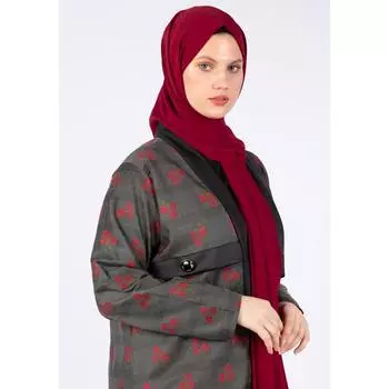 Женская шаль Jeddah бордовая красная