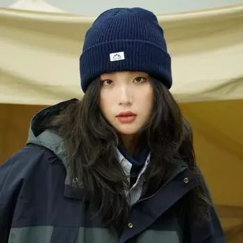 Женская шапка Повседневная вязаная шапка для повседневной жизни и отдыха на природе 1 pc чёрный