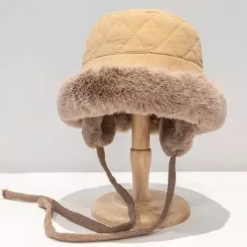 Женская шапка с ушами, ветрозащитная, теплая для зимней езды на велосипеде и активного отдыха 1 pc чёрный