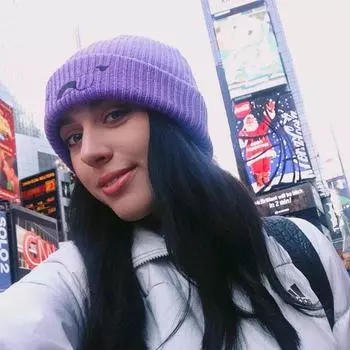 Женская шапка шерстяная шапка пуловер шапка вышитая шапка зимняя защита ушей вязаная шапка фиолетовый