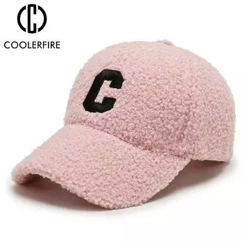 Женская шапка Snapback, меховая теплая женская шапка из искусственного меха, зимняя шапка для женщин, уличная теплая однотонная искусственная женская шапка AC2161 One Size белый