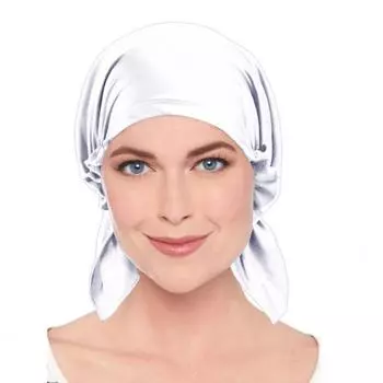 Женская шапочка для головы с эластичной резинкой, однотонная, противоскользящая, атласная, дышащая, один размер кофейный