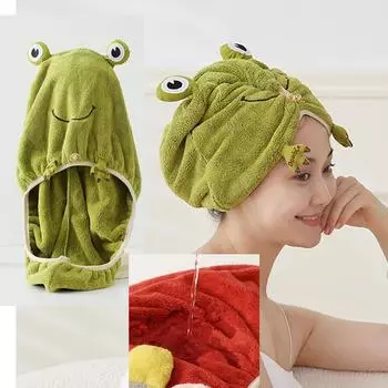 Женская шапочка для сухих волос, утолщенное впитывающее коралловое бархатное полотенце, быстросохнущий тюрбан 27*70cm