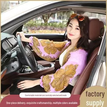 Женская шифоновая шаль для велоспорта с защитой от ультрафиолета 135-175CM озеро синий