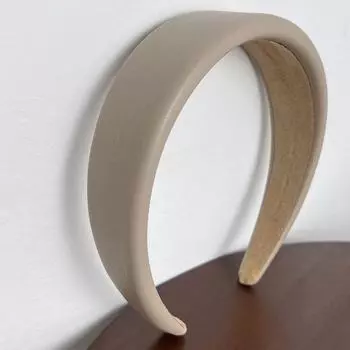 Женская широкая ПУ повязка на голову 4 см с губчатой подкладкой, удобная повязка для волос для девочек, модные женские аксессуары для волос